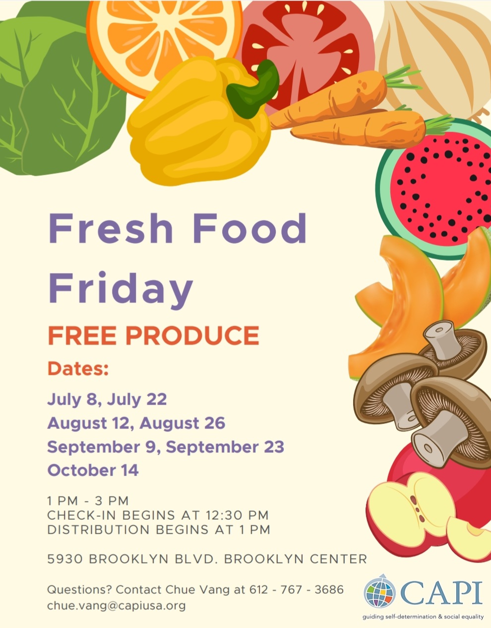 Fresh Food Fridays by CAPI info