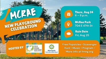 McRae Park playground celebration event